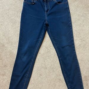 LOFT Outlet Dark Blue Legging Jeans